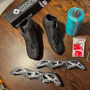 Bont Luna inline speed skate set up size 6 wide